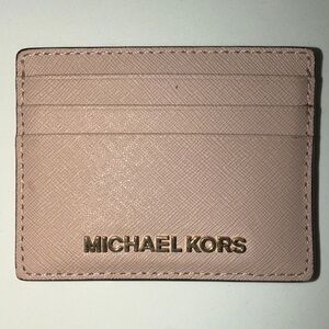 Michael Kors Blush Pink Card Holder